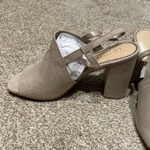 NWT Lauren Conrad chunky heels